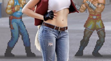 Girl Cosplay King of Fighters
