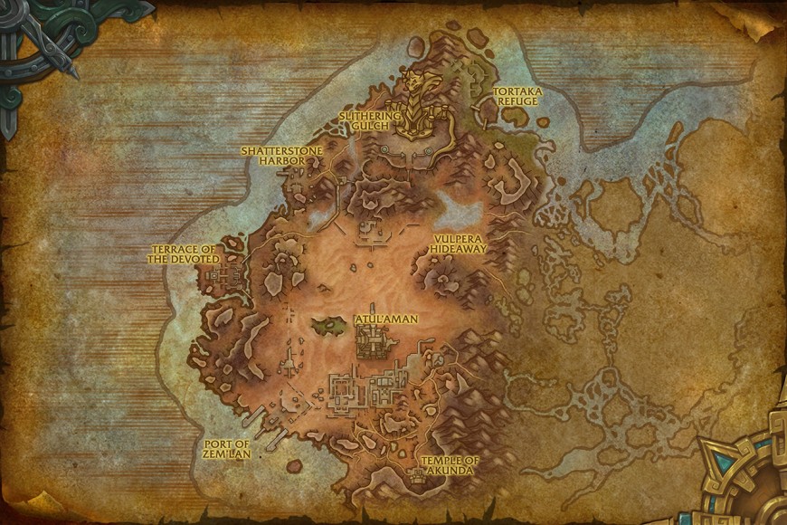 Battle for Azeroth: путеводитель по Вол’дуну