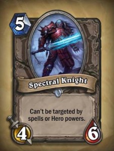 HearthStone карта Спектральный рыцарь
