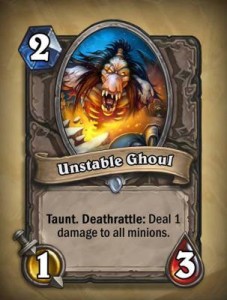 HearthStone карта Нестабильный упырь